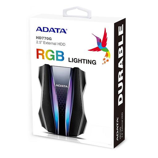 Жесткий диск USB3.2 2TB EXT. 2.5" BLACK AHD770G-2TU32G1CBK ADATA фото 5