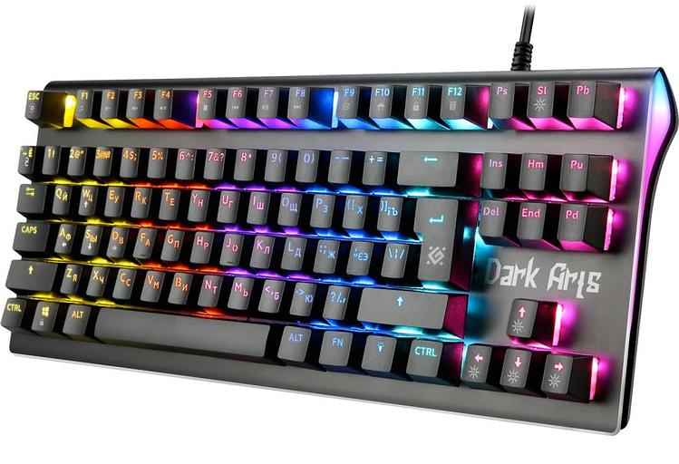 Клавиатура USB DARK ARTS GK-375 RU 45375 DEFENDER фото 1