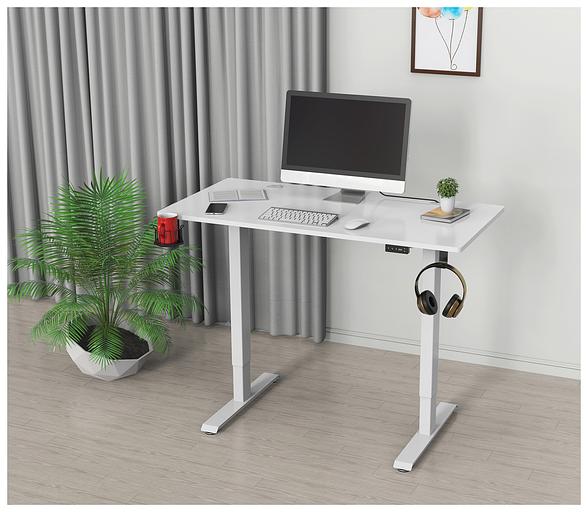 Стол Cactus CS-ED-WWT столешница МДФ белый каркас белый фото 6