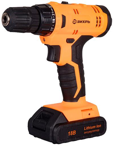 Дрель-шуруповерт Вихрь ДА-18Л-2КА аккум. патрон:быстрозажимной (72/14/25) фото 1