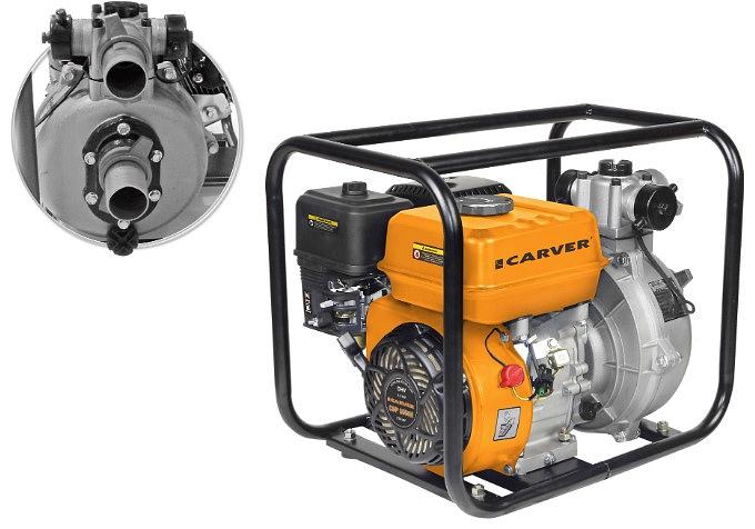 Мотопомпа Carver CGP 3050 H для слабозагр.вод. (01.022.00004) фото 1