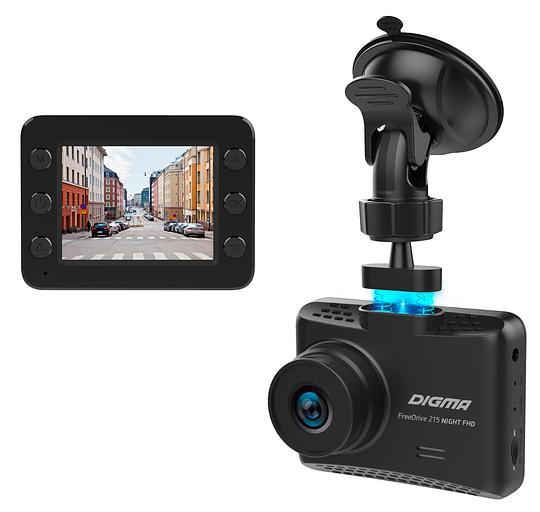 Видеорегистратор Digma FreeDrive FreeDrive 215 Night FHD черный 1080x1920 1080p 120гр. GP6248 фото 5