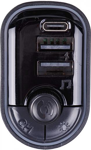 Автомобильный FM-модулятор ACV FMT-128B черный MicroSD BT USB (38762) фото 2