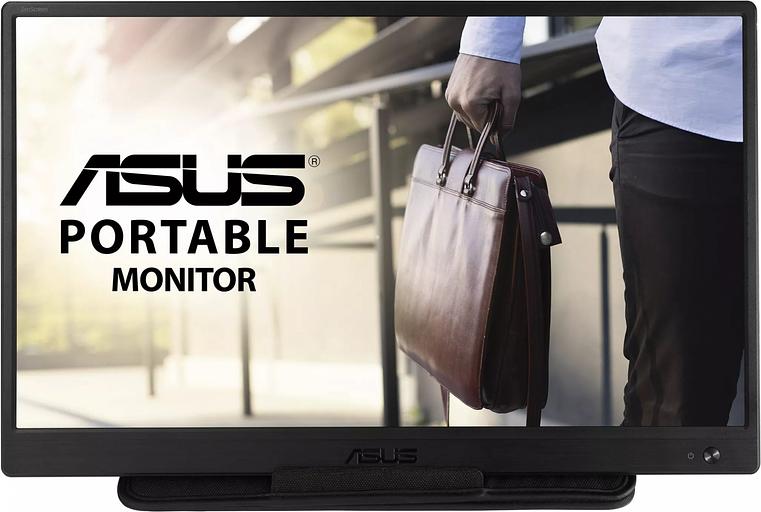 Монитор Asus 15.6" Portable MB165B черный IPS LED 10ms 16:9 M/M матовая 500:1 220cd 90гр/65гр 1366x768 USB Touch фото 1