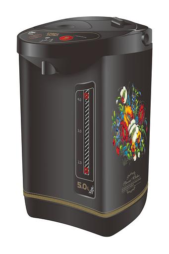 Термопот Starwind STP3400 3.8л. 800Вт черный/серебристый фото 1