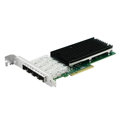 Сетевой адаптер PCIE 10GB FIBER 4SFP+ LREC9804BF-4SFP+ LR-LINK фото 1