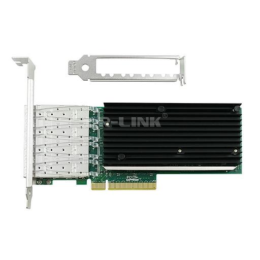 Сетевой адаптер PCIE 10GB FIBER 4SFP+ LREC9804BF-4SFP+ LR-LINK фото 2