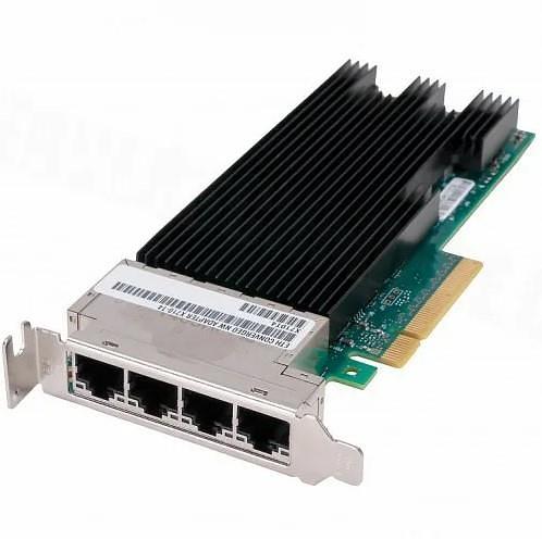 Сетевой адаптер PCIE 10GB QUAD PORT X710T4LBLK INTEL фото 1