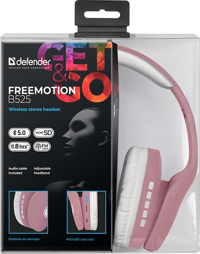 Гарнитура FREEMOTION B525 PINK/WHITE 63528 DEFENDER фото 3