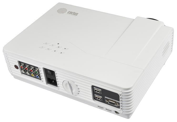 Проектор Cactus CS-PRO.09WT.WXGA-W LCD 3000Lm (1280x720) 2000:1 ресурс лампы:50000часов 2xUSB typeA 2xHDMI 4.7кг фото 3