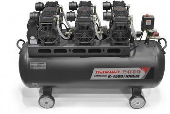 Компрессор поршневой Парма БМ K-4500/100БМ масляный 711л/мин 100л 4500Вт серый/черный фото 1