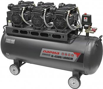 Компрессор поршневой Парма БМ K-4500/100БМ масляный 711л/мин 100л 4500Вт серый/черный фото 2