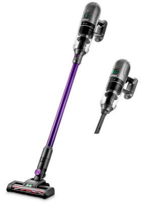 Пылесос ручной Kitfort КТ-5122 250Вт черный/фиолетовый фото 1