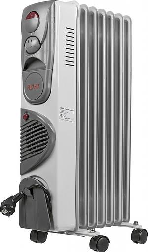 Радиатор масляный Ресанта ОМ-7НВ 1900Вт белый фото 1