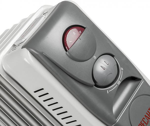 Радиатор масляный Ресанта ОМ-7НВ 1900Вт белый фото 5