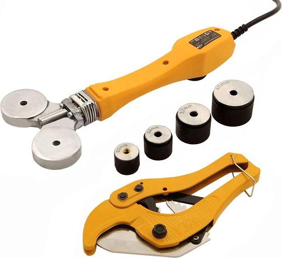 Сварочный аппарат для пластиковых труб Denzel DWP-750 раструбная 0.75кВт (кейс в комплекте) фото 2