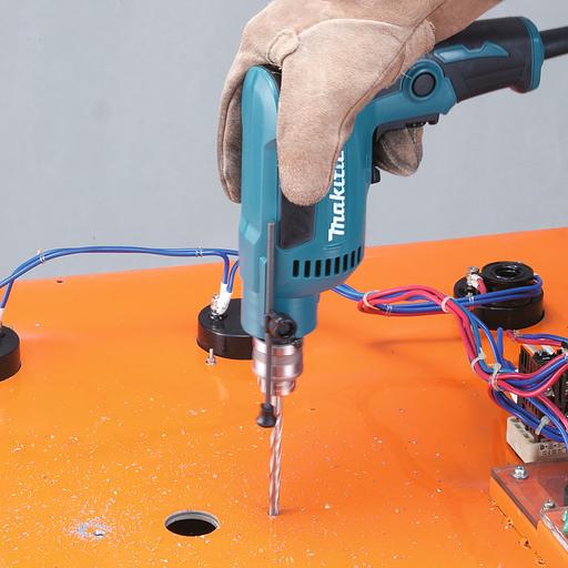 Дрель безударная Makita DP2010 370Вт ключевой реверс фото 2