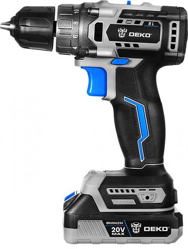 Дрель-шуруповерт Deko Sharker 20Вт аккум. патрон:быстрозажимной (063-4037) фото 1