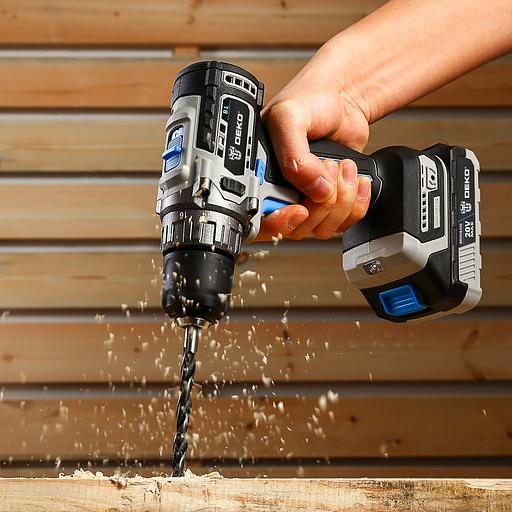 Дрель-шуруповерт Deko Sharker 20Вт аккум. патрон:быстрозажимной (063-4037) фото 5