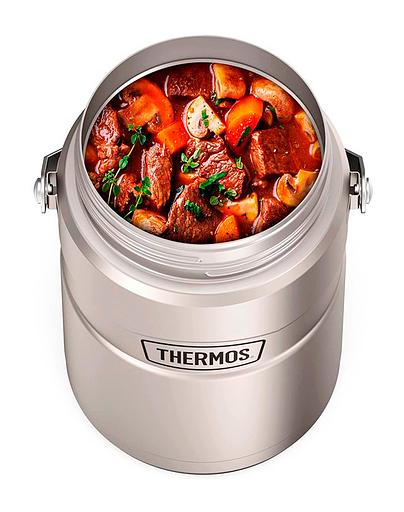Термос для еды Thermos SK3030 MS 1.2л. серый картонная коробка (491474) фото 7