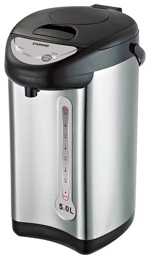 Термопот Starwind STP2850 5л. 750Вт серебристый/черный фото 1