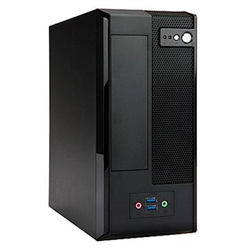 Корпус Slim Case InWin BM677 Black 160W 2*USB 3.0+AirDuct+Fan+Audio (6115718) фото 1