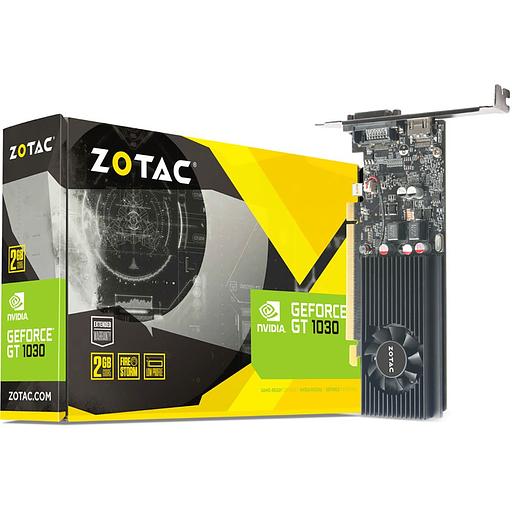 Видеокарта Zotac NVIDIA GT 1030 1227 2048 6000 64 RTL [ZT-P10300A-10L] фото 1