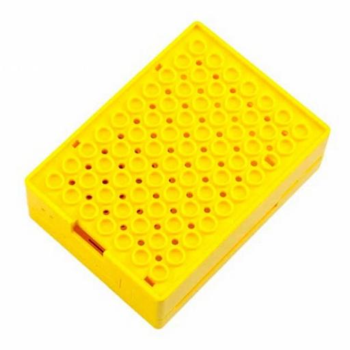 RA185 Корпус ACD Yellow ABS Plastic Building Block case for Raspberry Pi 3 B (CBPIBLOX-YEL) (494408) фото 2