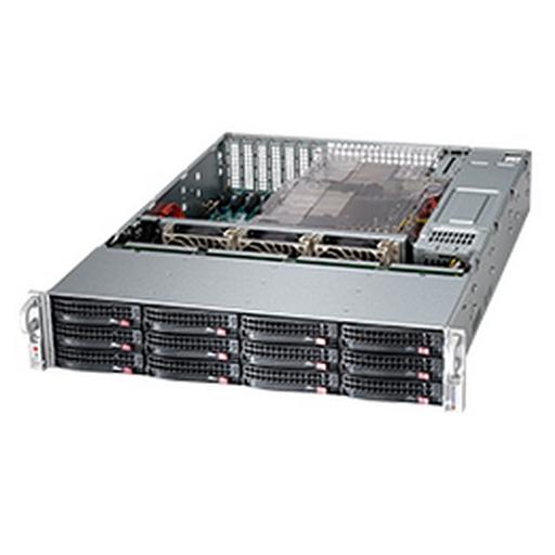 SuperMicro CSE-826BAC4-R920LPB 2U, LP, E-ATX, 920 Вт, 8x 3.5-inch SAS3/SATA3 HDD/SSD and 4x SAS3/SATA3/NVMe, черный фото 1