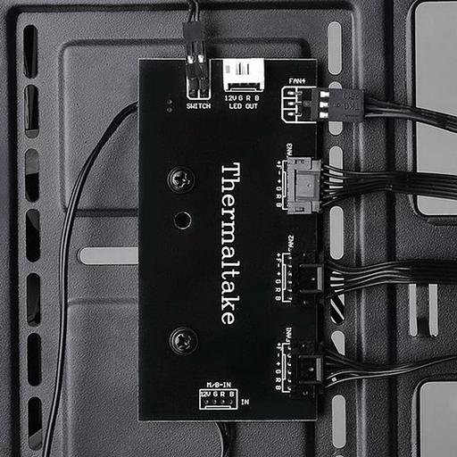 V200 TG RGB CA-1K8-00M1WN-01 Black/Win/SPCC/Tempered Glass*1/120mm RGB Fans*3 + 120mm Standard Fan*1/MB Sync (874398) фото 7