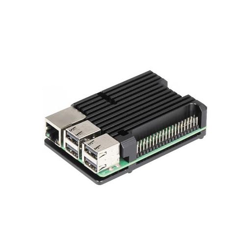 RA505 Корпус ACD Black Metal Aluminum Case for Raspberry Pi 4B (RASP4487) фото 1