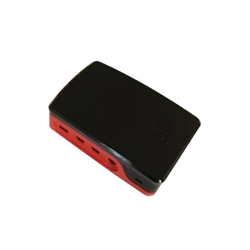 RA602 Корпус ACD Red+Black ABS Case for Raspberry 4B фото 1