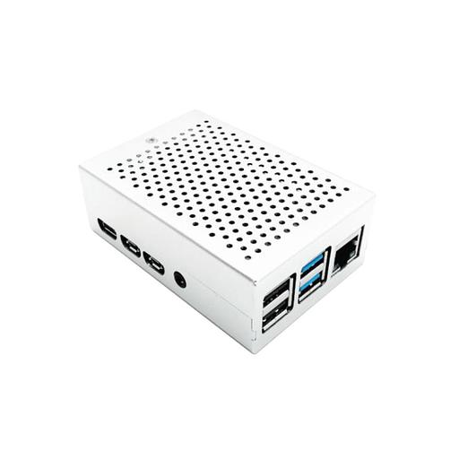 RA507 Корпус ACD Silver Fine Heat Dispersion Aluminium Alloy Case for Raspberry Pi 4B фото 1