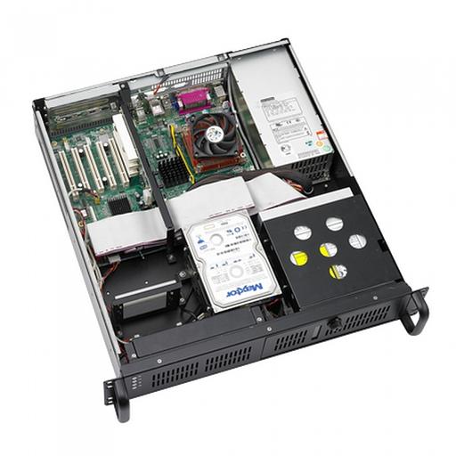ACP-2010MB-00D 2U Rackmount Chassis, ATX/mATX, Отсеки: 1*5.25"+1*3.5"Ext+1*3.5"Int, 2x80mm fan, Размер (ШВГ): 482x88x480mm, Без PSU Advantech фото 3