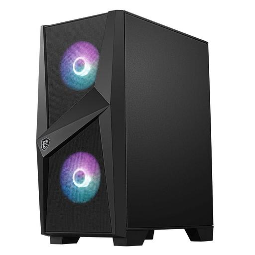 MAG FORGE 100R Mid-Tower, ATX, mATX, Mini-ITX, 2xUSB 3.0, 2x120mm ARGB Fan, 1x120mm black Fan, Tempered Glass Window (676407) фото 2