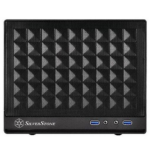 SST-SG13B Sugo Mini-ITX Compact Computer Cube Case, Mesh Front Panel, black, RTL {4} фото 2