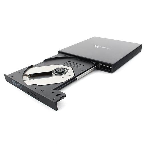Внешний DVD-привод Gembird DVD-USB-02 USB 2.0 пластик, черный (099240) фото 2