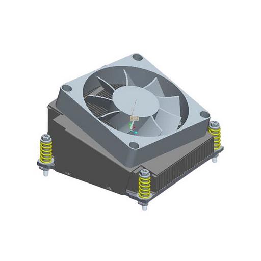 1960077101N001 Вентилятор для CPU LGA1156, S-95 Вт, 83 х 83 х 54,95 мм-SS, 12 В, 0.26 A фото 1