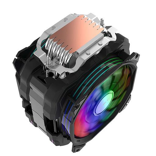 M120D Universal, 200W, Heat pipe 6mm*6, 120mm FAN 700~1900rpm, 73.75CFM, 41.2dBA, 8 LED, LED temperature cover RTL, (874289) фото 5