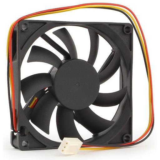 Вентилятор Gembird D8015ВM-3, 80x80x15 подшипник, 3 pin, провод 30 см, OEM {100} фото 1