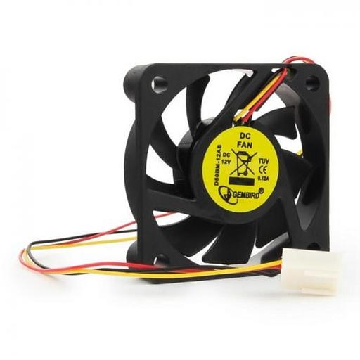 Вентилятор Gembird D50BM-12AS 50x50x10, подшипник, 3 pin, провод 25 см {400} фото 1