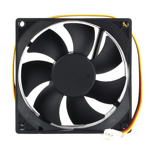 Вентилятор Gembird D9225HM-3 92x92x25, гидродинамический, 3 pin, провод 30 см {150} фото 2