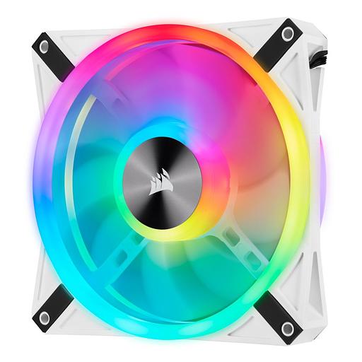 ICUE QL140 RGB [CO-9050106-WW] 140mm PWM White Fan — Dual Fan Kit with Lighting Node CORE {10} фото 2