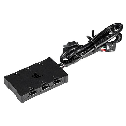 ICUE QL140 RGB [CO-9050106-WW] 140mm PWM White Fan — Dual Fan Kit with Lighting Node CORE {10} фото 7