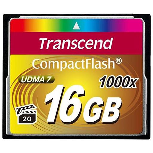 Карта памяти Transcend CompactFlash 1000 16GB (TS16GCF1000) фото 1