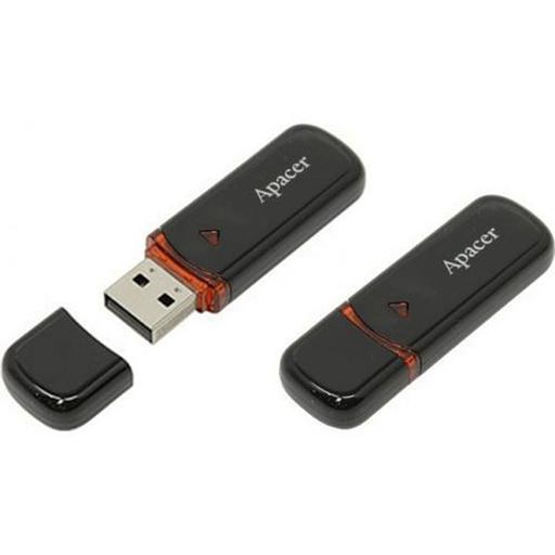 64GB Apacer AH333 USB Flash AP64GAH333B-1 USB 2.0, Black, (910707) RTL фото 2