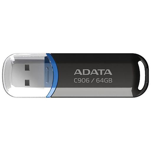 64GB ADATA C906 USB Flash [AC906-64G-RBK] USB 2.0, Black, RTL (773353) фото 1