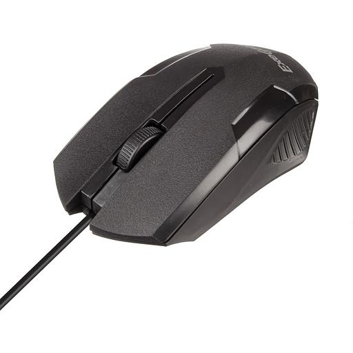 EX264097RUS мышь ExeGate SH-9025L (USB, оптическая, 1000dpi, 3 кнопки и колесо прокрутки, длина кабеля 2м, черная, Color box) (103122) фото 2