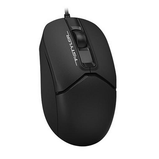 Мышь A4Tech Fstyler FM12S черный оптическая (1200dpi) silent USB (3but) FM12S BLACK {60} (958356) фото 2
