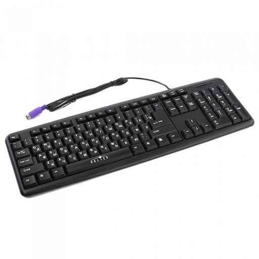 180M PS/2 Клавиатура проводная, Black, 104 клавиши фото 1